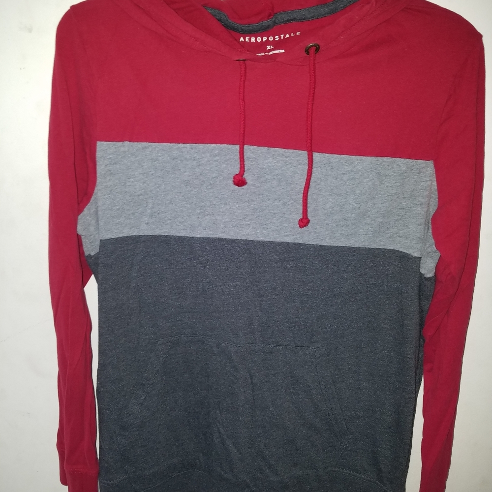 Men's XL Aeropostale Hooded Long Sleeve Tshirt